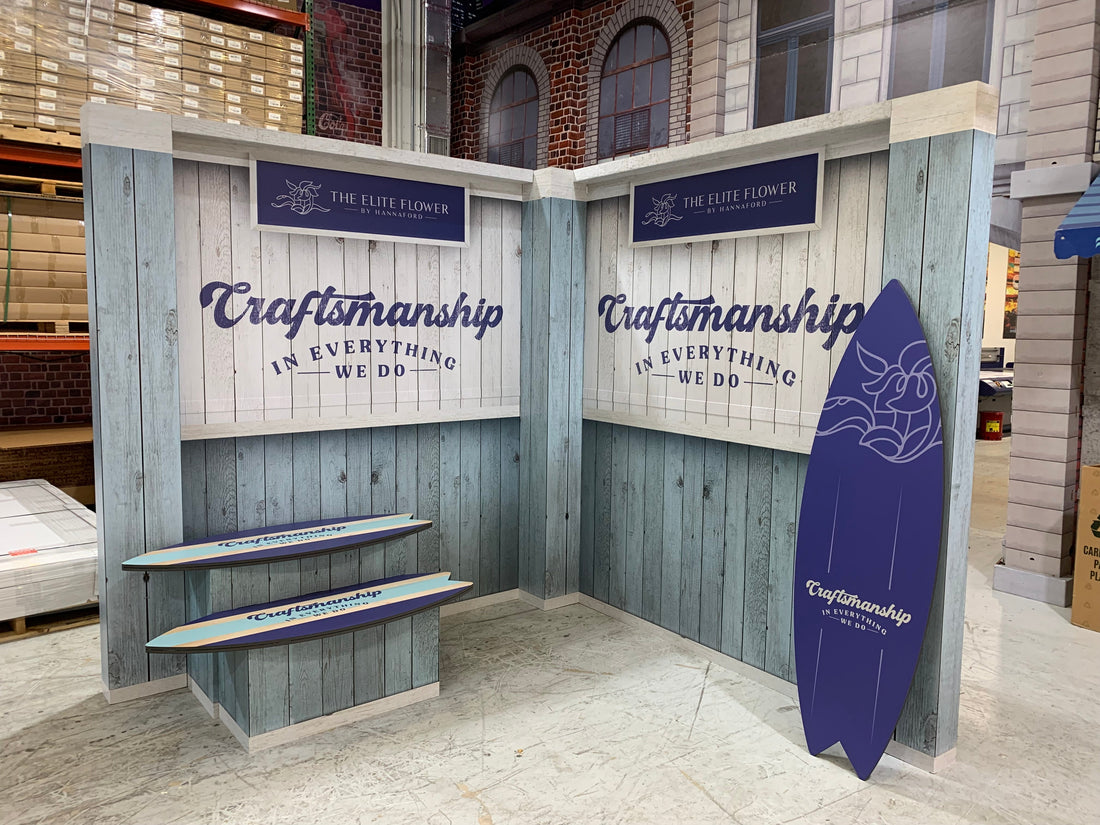 CARDBOARD BOOTH BLOSSOMS at Flower Expo