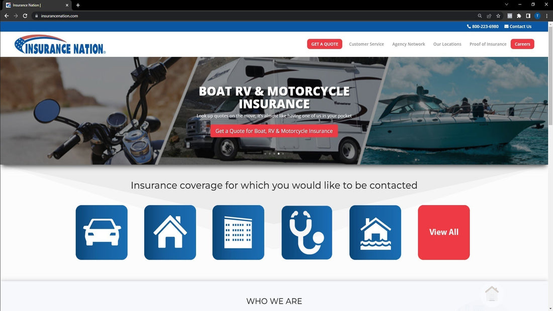 INSURANCE NATION - WEB DESIGN